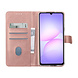 TUNIQ TUNIQ Galaxy A07 Book Case hoesje - Pasjeshouder voor 3 pasjes - Magneetsluiting - Hanger - Rose Gold TUNIQ TUNIQ Galaxy A07 Book Case hoesje - Pasjeshouder voor 3 pasjes - Magneetsluiting - Hanger - Rose Gold