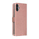 TUNIQ TUNIQ Galaxy A07 Book type case - Card holder for 3 cards - Magnetic closure - Hanger - Rose Gold