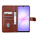 TUNIQ TUNIQ Galaxy A07 Book type case - Card holder for 3 cards - Magnetic closure - Hanger - Brown