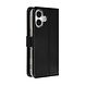 TUNIQ TUNIQ iPhone 17 Book-Case hul - Kartenhalter für 3 Karten - Magnetverschluss - Aufhänger - Schwarz TUNIQ TUNIQ iPhone 17 Book-Case hul - Kartenhalter für 3 Karten - Magnetverschluss - Aufhänger - Schwarz