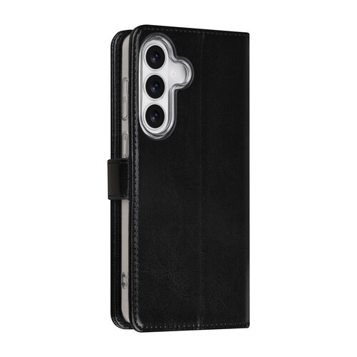 TUNIQ TUNIQ Galaxy S26 Plus Book-Case hul - Kartenhalter für 3 Karten - Magnetverschluss - Aufhänger - Schwarz