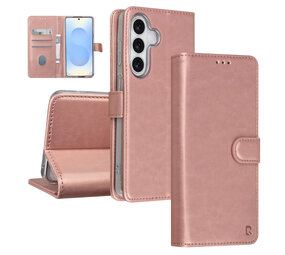 TUNIQ TUNIQ Galaxy S26 Plus Book type housse - Rose Gold - Porte-cartes pour 3 cartes - Fermeture magnétique - Cintre