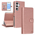 TUNIQ Galaxy S26 Plus Book-Case hul - Kartenhalter für 3 Karten - Magnetverschluss - Aufhänger - Rose Gold