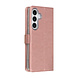 TUNIQ TUNIQ Galaxy S26 Plus Book type case - Card holder for 3 cards - Magnetic closure - Hanger - Rose Gold