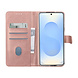 TUNIQ TUNIQ Galaxy S26 Plus Book type case - Card holder for 3 cards - Magnetic closure - Hanger - Rose Gold