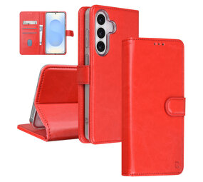 TUNIQ TUNIQ Galaxy S26 Plus Book-Case hul - Kartenhalter für 3 Karten - Magnetverschluss - Aufhänger - Rot