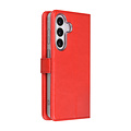 TUNIQ TUNIQ Galaxy S26 Plus Book Case hoesje - Pasjeshouder voor 3 pasjes - Magneetsluiting - Hanger - Rood