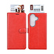 TUNIQ TUNIQ Galaxy S26 Plus Book type case - Card holder for 3 cards - Magnetic closure - Hanger - Red