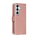 TUNIQ TUNIQ Galaxy S26 Book Case hoesje - Pasjeshouder voor 3 pasjes - Magneetsluiting - Hanger - Rose Gold
