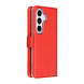 TUNIQ TUNIQ Galaxy S26 Book Case hoesje - Pasjeshouder voor 3 pasjes - Magneetsluiting - Hanger - Rood
