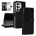 TUNIQ TUNIQ Galaxy S26 Ultra Book type case - Card holder for 3 cards - Magnetic closure - Hanger - Black