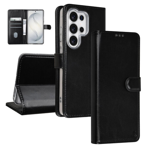 TUNIQ TUNIQ Galaxy S26 Ultra Book type housse - Noir - Porte-cartes pour 3 cartes - Fermeture magnétique - Cintre