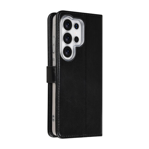 TUNIQ TUNIQ Galaxy S26 Ultra Book type housse - Noir - Porte-cartes pour 3 cartes - Fermeture magnétique - Cintre