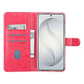 TUNIQ TUNIQ Galaxy S26 Ultra Book-Case hul - Kartenhalter für 3 Karten - Magnetverschluss - Aufhänger - Hot Pink