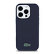 Lacoste Lacoste iPhone 16 Pro Back-Cover hul - MagSafe - Metal Edges - Iconic Petit Pique Logo - Navy