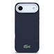 Lacoste Lacoste iPhone 17 Air Back-Cover hul - MagSafe - Metal Edges - Iconic Petit Pique Logo - Navy Lacoste Lacoste iPhone 17 Air Back-Cover hul - MagSafe - Metal Edges - Iconic Petit Pique Logo - Navy