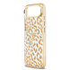 Guess Guess iPhone 17 Air Backcover hoesje - Magsafe - Leopard Glitter Edition - Bruin
