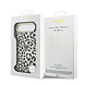 Guess Guess iPhone 17 Air Back-Cover hul - Magsafe - Leopard Glitter Edition - Schwarz
