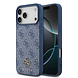 Guess Guess iPhone 17 Pro Max Back-Cover hul - MagSafe - Small 4G & Classic Metal Logo - Blau
