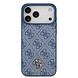 Guess Guess iPhone 17 Pro Max Back cover case - MagSafe - Small 4G & Classic Metal Logo - Blue