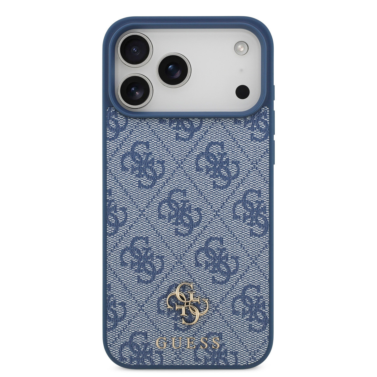 Guess Guess iPhone 17 Pro Max Backcover hoesje - MagSafe - Small 4G & Classic Metal Logo - Blauw, foto 3 van 6