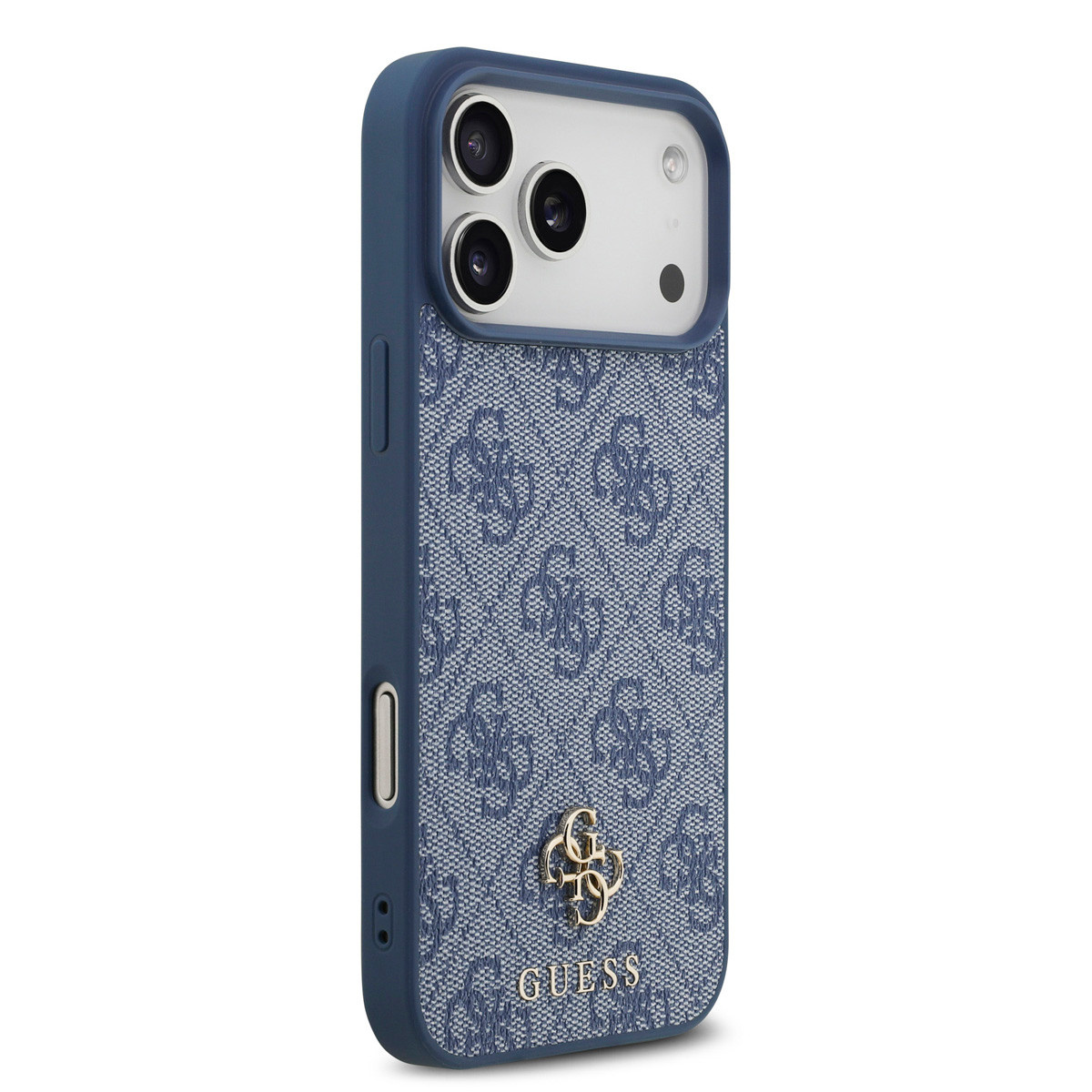 Guess Guess iPhone 17 Pro Max Backcover hoesje - MagSafe - Small 4G & Classic Metal Logo - Blauw, foto 4 van 6