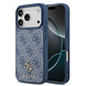 Guess Guess iPhone 17 Pro Back-Cover hul - MagSafe - Small 4G & Classic Metal Logo - Blau