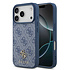 Guess iPhone 17 Pro Back-Cover hul - MagSafe - Small 4G & Classic Metal Logo - Blau