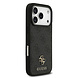 Guess Guess iPhone 17 Pro Backcover hoesje - MagSafe - Small 4G & Classic Metal Logo - Zwart