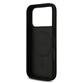 Guess Guess iPhone 17 Pro/iPhone 18 Pro Coque arrière MagSafe Petit motif 4G et logo métallique classique - Noir