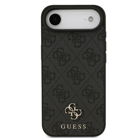 Guess Guess iPhone 17 Air Back cover coque - Noir - MagSafe - Small 4G & Classic Metal Logo Guess Guess iPhone 17 Air Back cover coque - Noir - MagSafe - Small 4G & Classic Metal Logo