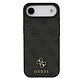 Guess Guess iPhone 17 Air Back-Cover hul - MagSafe - Small 4G & Classic Metal Logo - Schwarz