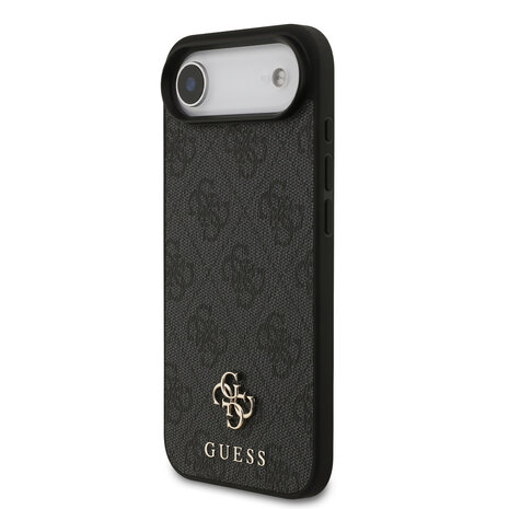 Guess Guess iPhone 17 Air Backcover hoesje - MagSafe - Small 4G & Classic Metal Logo - Zwart