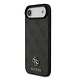 Guess Guess iPhone 17 Air Back cover coque - Noir - MagSafe - Small 4G & Classic Metal Logo Guess Guess iPhone 17 Air Back cover coque - Noir - MagSafe - Small 4G & Classic Metal Logo