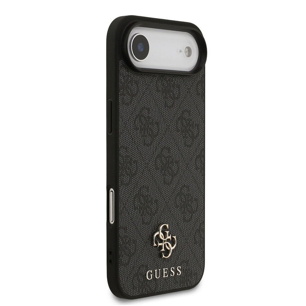 Guess Guess iPhone 17 Air Back-Cover hul - MagSafe - Small 4G & Classic Metal Logo - Schwarz