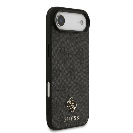 Guess Guess iPhone 17 Air Back-Cover hul - MagSafe - Small 4G & Classic Metal Logo - Schwarz