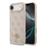 Guess Guess iPhone 17 Air Backcover hoesje - MagSafe - Small 4G & Classic Metal Logo - Roze