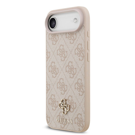 Guess Guess iPhone 17 Air Backcover hoesje - MagSafe - Small 4G & Classic Metal Logo - Roze
