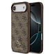 Guess Guess iPhone 17 Air Backcover hoesje - MagSafe - Small 4G & Classic Metal Logo - Bruin