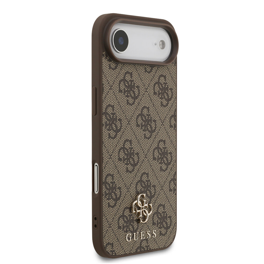 Guess Guess iPhone 17 Air Back cover case - MagSafe - Small 4G & Classic Metal Logo - Brown