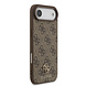 Guess Guess iPhone 17 Air Back-Cover hul - MagSafe - Small 4G & Classic Metal Logo - Braun Guess Guess iPhone 17 Air Back-Cover hul - MagSafe - Small 4G & Classic Metal Logo - Braun