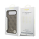 Guess Guess iPhone 17 Air Backcover hoesje - MagSafe - Small 4G & Classic Metal Logo - Bruin