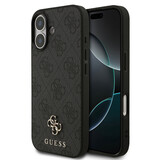 Guess Guess iPhone 17 Back-Cover hul - MagSafe - Small 4G & Classic Metal Logo - Schwarz
