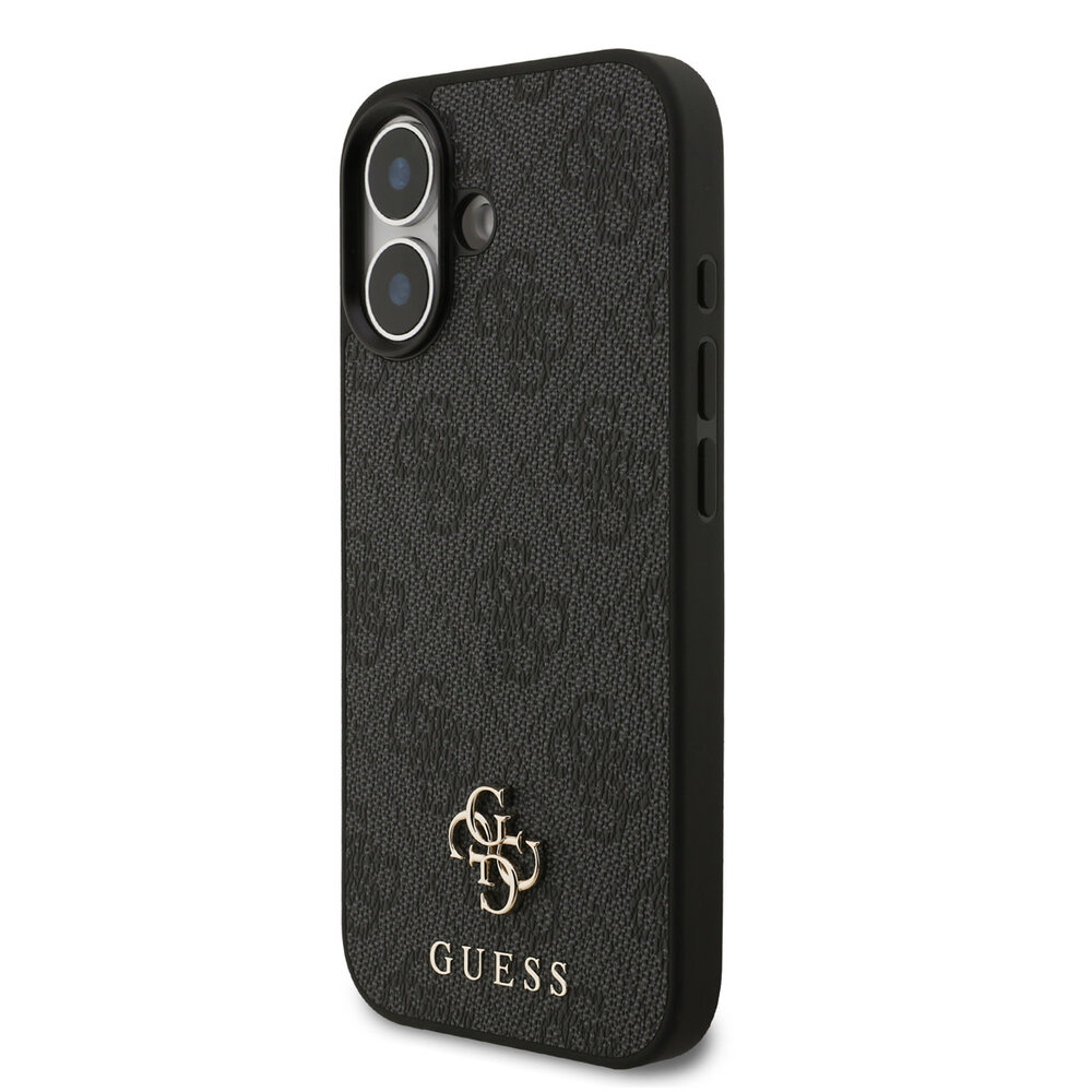 Guess Guess iPhone 17 Back cover case - MagSafe - Small 4G & Classic Metal Logo - Black