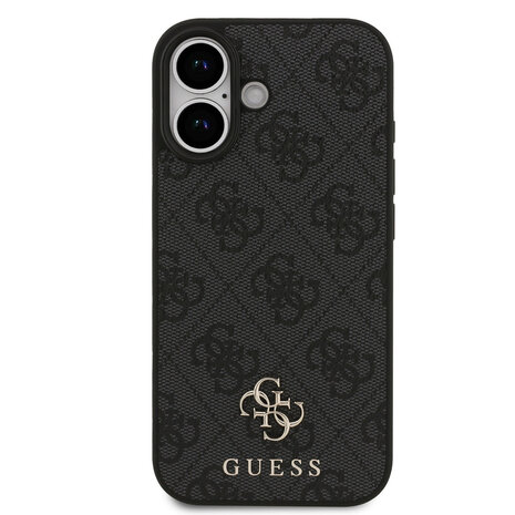 Guess Guess iPhone 17 Back cover case - MagSafe - Small 4G & Classic Metal Logo - Black