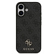 Guess Guess iPhone 17 Back cover case - MagSafe - Small 4G & Classic Metal Logo - Black
