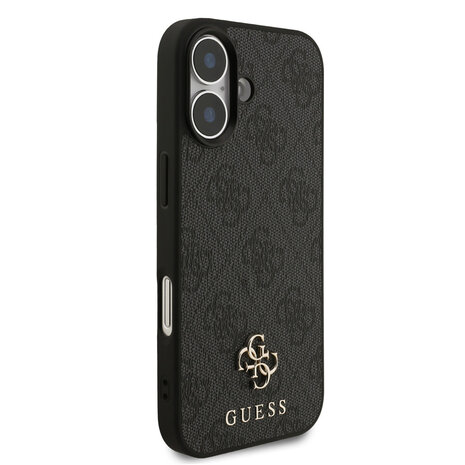 Guess Guess iPhone 17 Backcover hoesje - MagSafe - Small 4G & Classic Metal Logo - Zwart