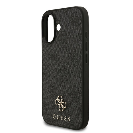 Guess Guess iPhone 17 Back cover case - MagSafe - Small 4G & Classic Metal Logo - Black