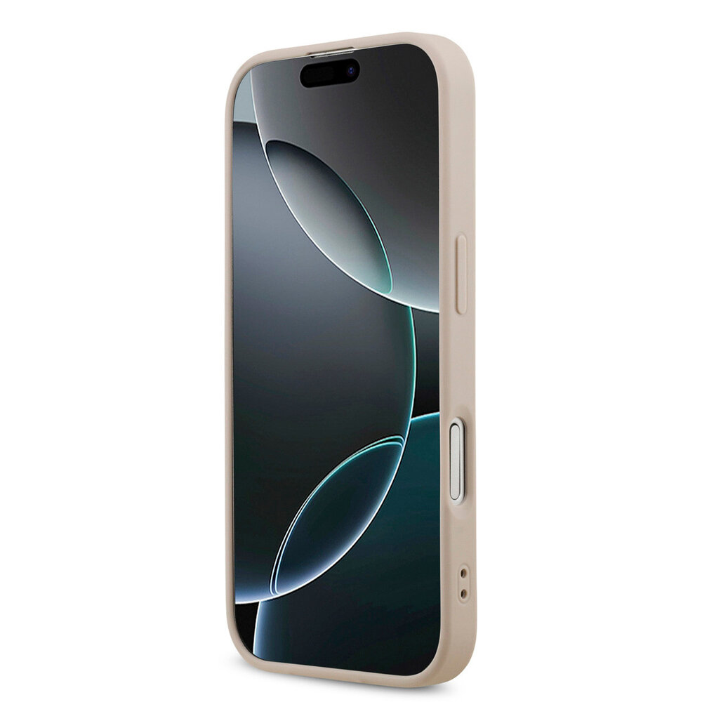 Guess Guess iPhone 17 Backcover hoesje - MagSafe - Small 4G & Classic Metal Logo - Roze