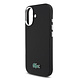 Lacoste Lacoste iPhone 16 Back cover coque - Noir - MagSafe - Metal Edges - Iconic Petit Pique Logo Lacoste Lacoste iPhone 16 Back cover coque - Noir - MagSafe - Metal Edges - Iconic Petit Pique Logo